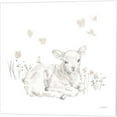 thumbnail image 2 of Great Art Now Spring Lambs Neutral by Katrina Pete 2 Piece Canvas Art Set Each 14"W x 14H", 2 of 3