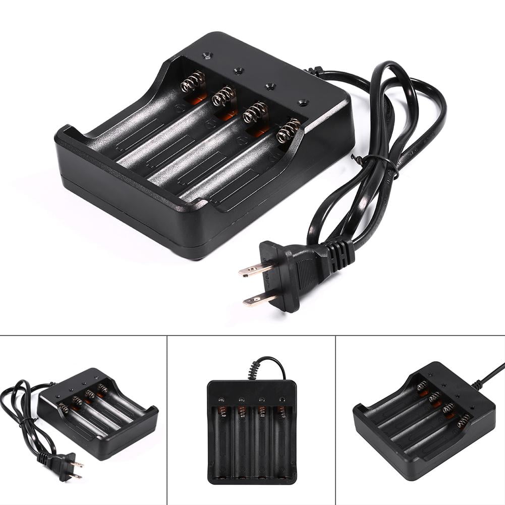 Mgaxyff 4slot Battery Charger,4slot Charger for 18650,Multilevel