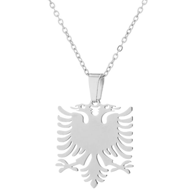 Collar Colgante Moda Retro Hip Hop Águila Qarigey Plata