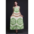 thumbnail image 4 of Bimba Robe Longue Décontractée en Rayonne Teinture sur Nœuds pour Femmes Bretelles Spaghetti Maxi Robe d'Été-TG, 4 of 5