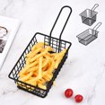 thumbnail image 3 of Frying Colander Basket Drainer Strainer Stainless Steel Accessory Net Oil Filter Drain Portable Cooking Tools with Handle Rectangle, 3 of 7