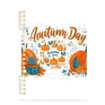 thumbnail image 7 of FORMRS 1-Subject Spiral Notebook 8" x 5" College Ruled 60 Refillable Sheet A5 Hard Cover, Big Pumpkins, 7 of 7