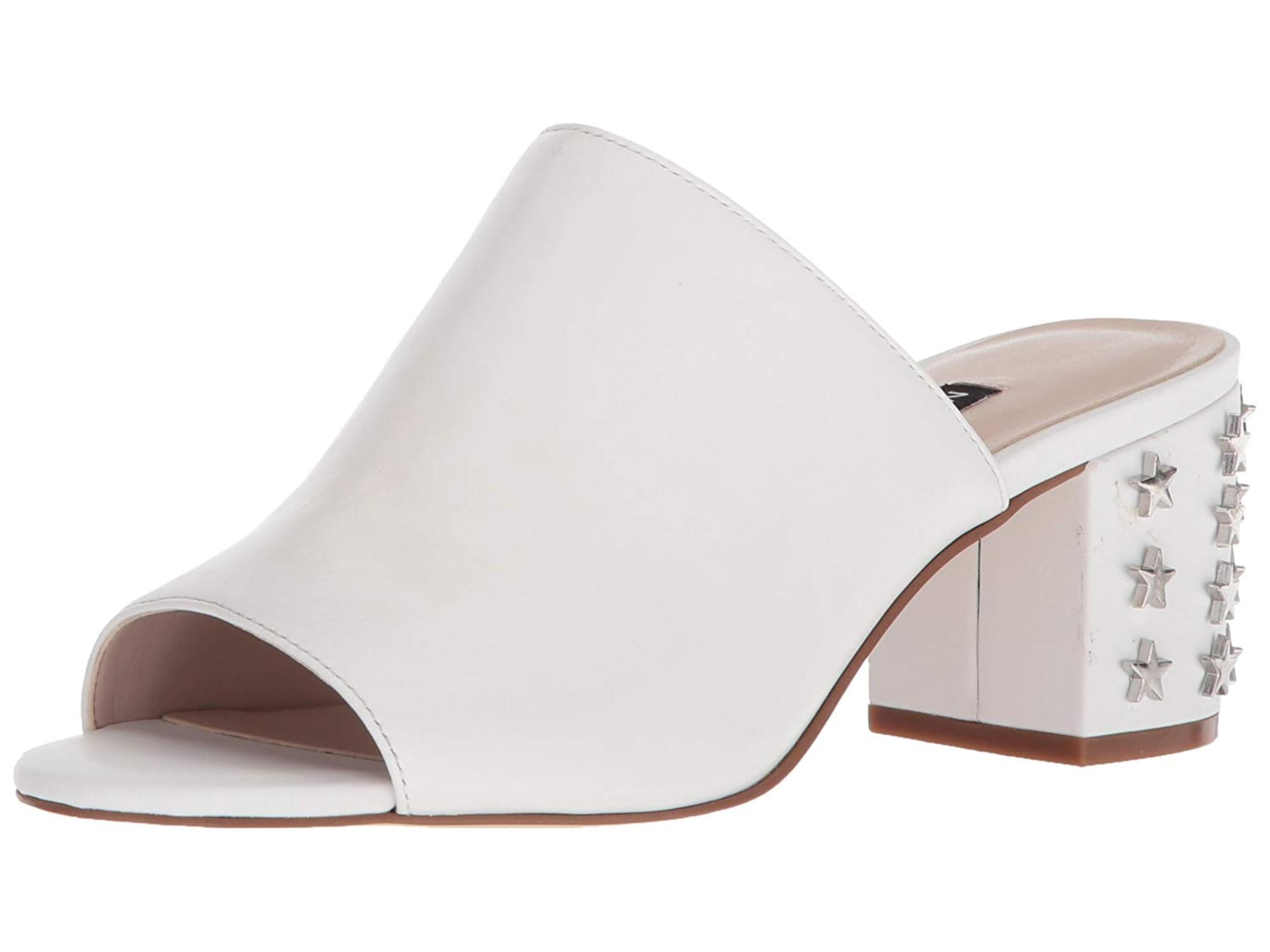 nine west leather sandals