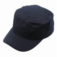 thumbnail image 5 of Dark Blue Navy Military Cap Army Cap - Flat Army Cap, 5 of 5