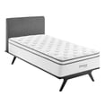 thumbnail image 2 of Modern Contemporary Urban Design Bedroom 14inch Twin Mattress, Fabric, White, 2 of 6