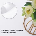 thumbnail image 2 of LAICAIW Lot de 8 Nappes Rondes 90 Pouces Blanches, Nappe Résistante aux Taches et aux Plis - Nappe en Polyester Lavable pour Table à Manger, Buffets, Fêtes et Camping, 2 of 7