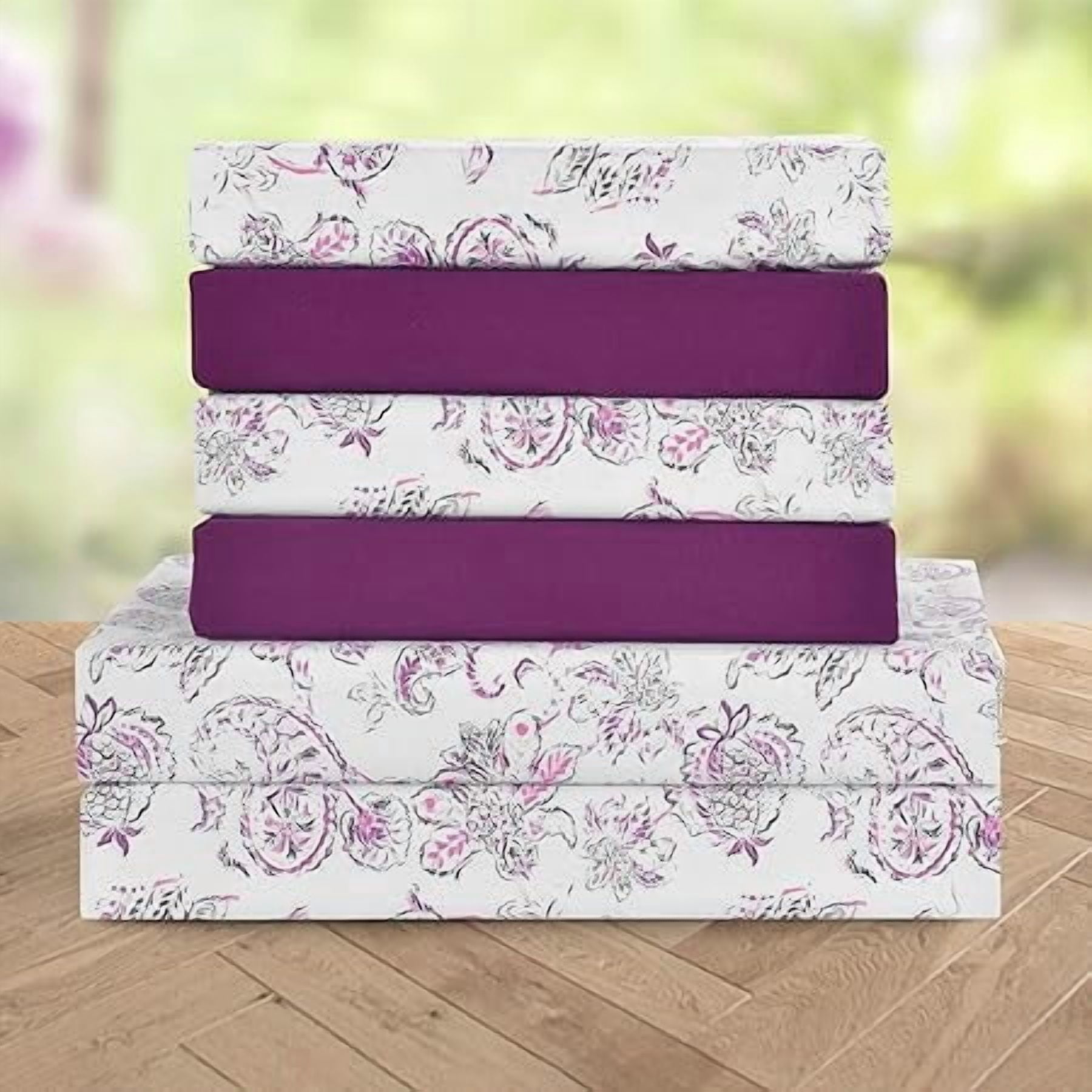 Elegant Comfort Luxury 1500 Series Microfiber Soft Bed Sheets Paisley Pattern - Wrinkle & Fade Resis