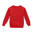 thumbnail image 4 of uikmnh Cute Hoodies Solid Color Girls Fashion Letter Graphic Hooded Pullover Casual Loose Fit Cozy Sweatshirt for Everyday Wear and Comfort Size:7-8 Years, 4 of 5