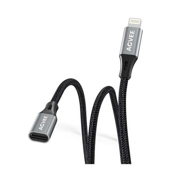 Sanlf Car Charger Cables (3-Pack) USB-C to USB-C (2-Pack) USB-C to Lightning, 100W Fast Charging, MFi Certified, Durable Cords for CarPlay, Android Auto & Vehicle Charging