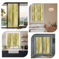 thumbnail image 7 of Yellow Window Privacy Film, Retro Oil Painting Modern Abstract Art Aesthetics Static Cling UV Sun Blocking Heat Control Window Tint, Non-Adhesive One Way Windows Privacy Cover 19.6''x39.3'', 7 of 7