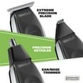 thumbnail image 4 of Blade Rechargeable Wet Dry Lithium Ion Deluxe Beard Trimmer with Interchangeable Heads for Men, 4 of 8