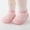 Pink, variant on VOUZZA Infant Kids Leisure Shoes Mesh Soft Bottom Breathable Slip-On Sport Socks Shoes Non-Slip Solid Color Walking Sneakers