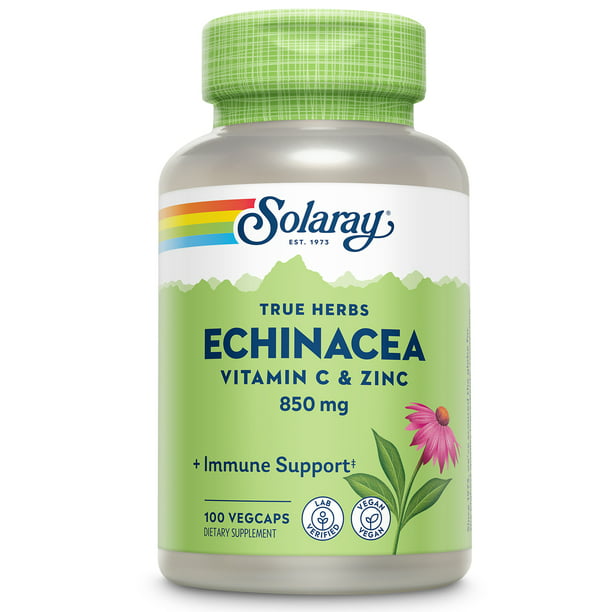 acuut Gymnast Gang Solaray Echinacea Vitamin C & Zinc 425 mg Plus Bioflavonoids, Healthy  Immune System Support 50 Servings, 100 VegCaps - Walmart.com