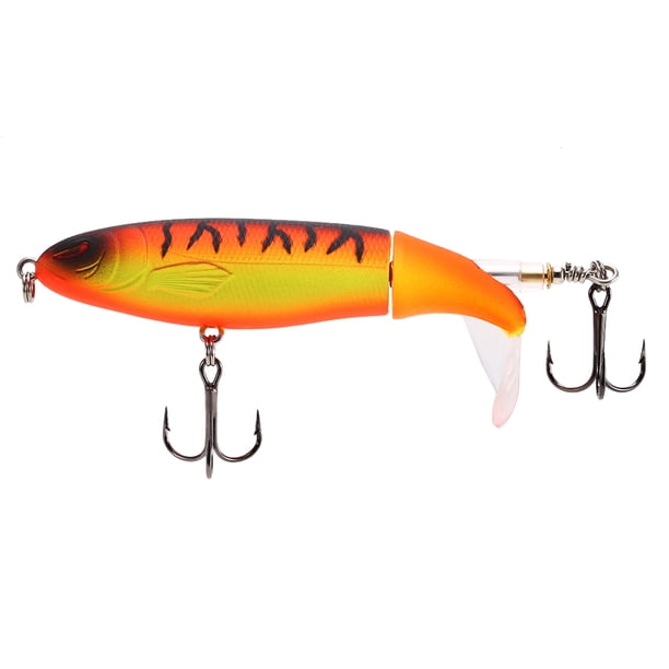 Señuelo de pesca flotante artificial Lixada de 4 pulgadas y 13 g con popper en la superficie