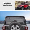 thumbnail image 3 of compatible Jeep Wrangler Jl Jlu 2018-2022 Stop Lamp Cover, Car 3rd Trim A, 3 of 5