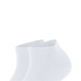 thumbnail image 4 of Falke Womens' Socks, 2-Pack - Happy, Sneaker Socks, Solid Color White 35-38 (Uk 2,5-5), 4 of 5