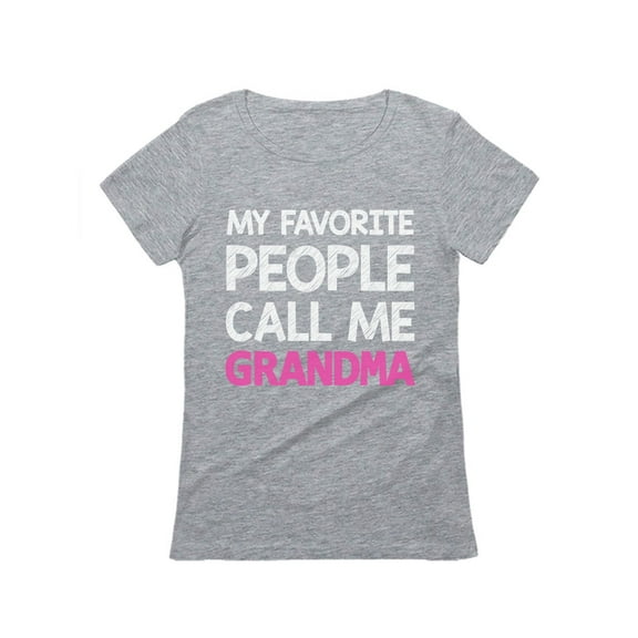 Grandma Shirt My Favorite People Call Me Grandma Nana Gift Women T-Shirt XX-Large Gray