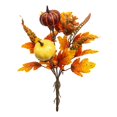 thumbnail image 1 of Fall Decor, 13.8 Inch Artificial Autumn Pumpkin Berry Maple Leaves Stems Picks Vase Decorations For Home Harvest Holiday Halloween Thanksgiving Table Centerpiece Indoor Decor, 1 of 5