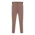 thumbnail image 3 of Men's Casual Dress Pants for Daily Wear with Flat Front and Button Belt Loops Suitable for Spring Autumn Business Style, 3 of 4