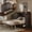 Brown, variant on HICOMILA Queen Vertical Foldaway Murphy Bed Cabinet with USB & Type-C Charging Station, Drawers, Safety Lock, Anti-Tip Device, White