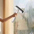 thumbnail image 6 of 3 in 1 Floor Scrub Brush,Thorough Cleaning Brush with Scraper,Shower Scrubber Toilet Brush,Stand up Grout Brush with Bristles,Floor Crevice Brush for Tile Floors,Window,Kitchen,Wall and Deck(White), 6 of 9