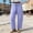 Purple, variant on Women's Baggy Wide Leg Palazzo Pants Harem Pants Petite Linen Pants Drawstring Boho Barrel Sweatpants Summer Casual Flowy Breathable Trousers Beach Vacation, Spring Summer Fall, Dark Blue L