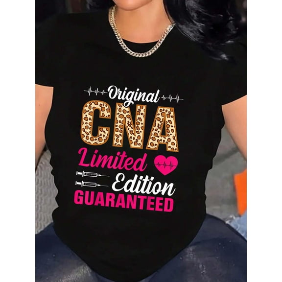 Original CNA Limited Edition Guaranteed T-Shirt Graphic Tee summer Tops For Women Round Neck Fashion Cotton shirts