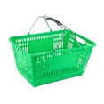 thumbnail image 3 of simhoa Panier d'Achats Panier d'Épicerie Léger Robuste en Métal Panier de Rangement Polyvalent Vert, 3 of 8