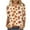 Yellow Plus Size Blouse for Women_x, variant on CYMMPU Tunic Tops 3/4 Sleeve Blouses for Women Dressy Casual Spring Tops Loose Fit Round Neck Flower Printed Summer Fashion Shirts Lightweight Basic T-Shirts L