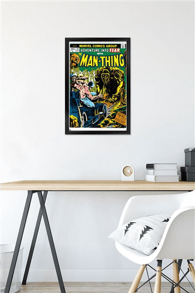Marvel Comics: Man-Thing #16 Wall Poster, 14.725" x 22.375" Framed