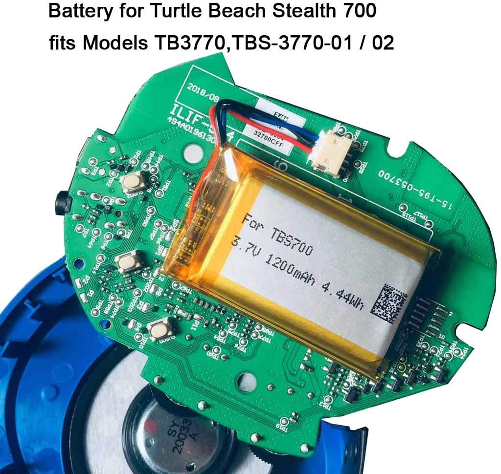 1200mAh Replacment Battery for Turtle 