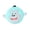 D, variant on mdesiwst Animal Flying Disc Dog Interactive Toy Squeaky Plush Cow Fox Owl Monkey Puppy Teething Cleaning Toy Pet Bite Resistant Boredom Enrichment Toy