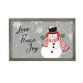 thumbnail image 1 of Merry Christmas Framed Shadow Box - Snowman Love Peace Joy, 1 of 9