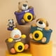 thumbnail image 2 of Cámara de burbujas para niños, juguete de dibujos animados, pato, perro, arcoíris, para exteriores, regalo de cumpleaños, 2023, 2 of 4