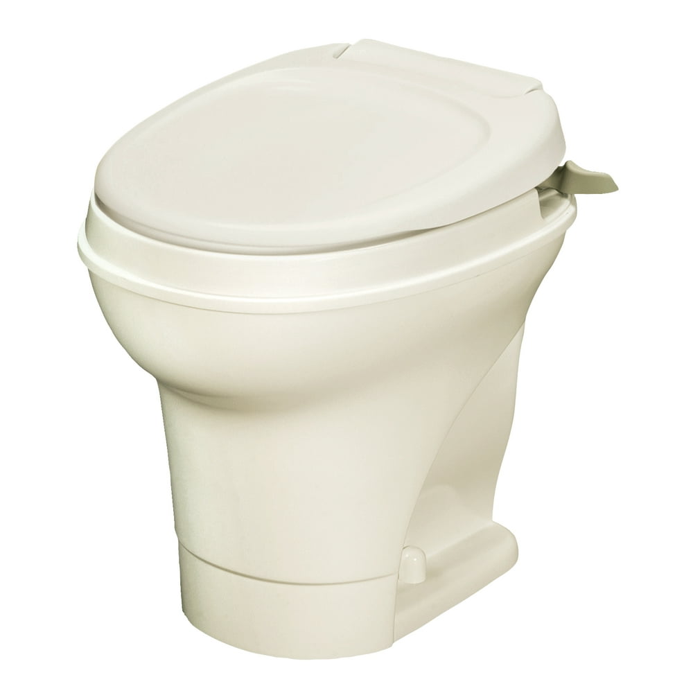 Thetford AquaMagic V RV Toilet, Hand Flush, High Profile, Parchment