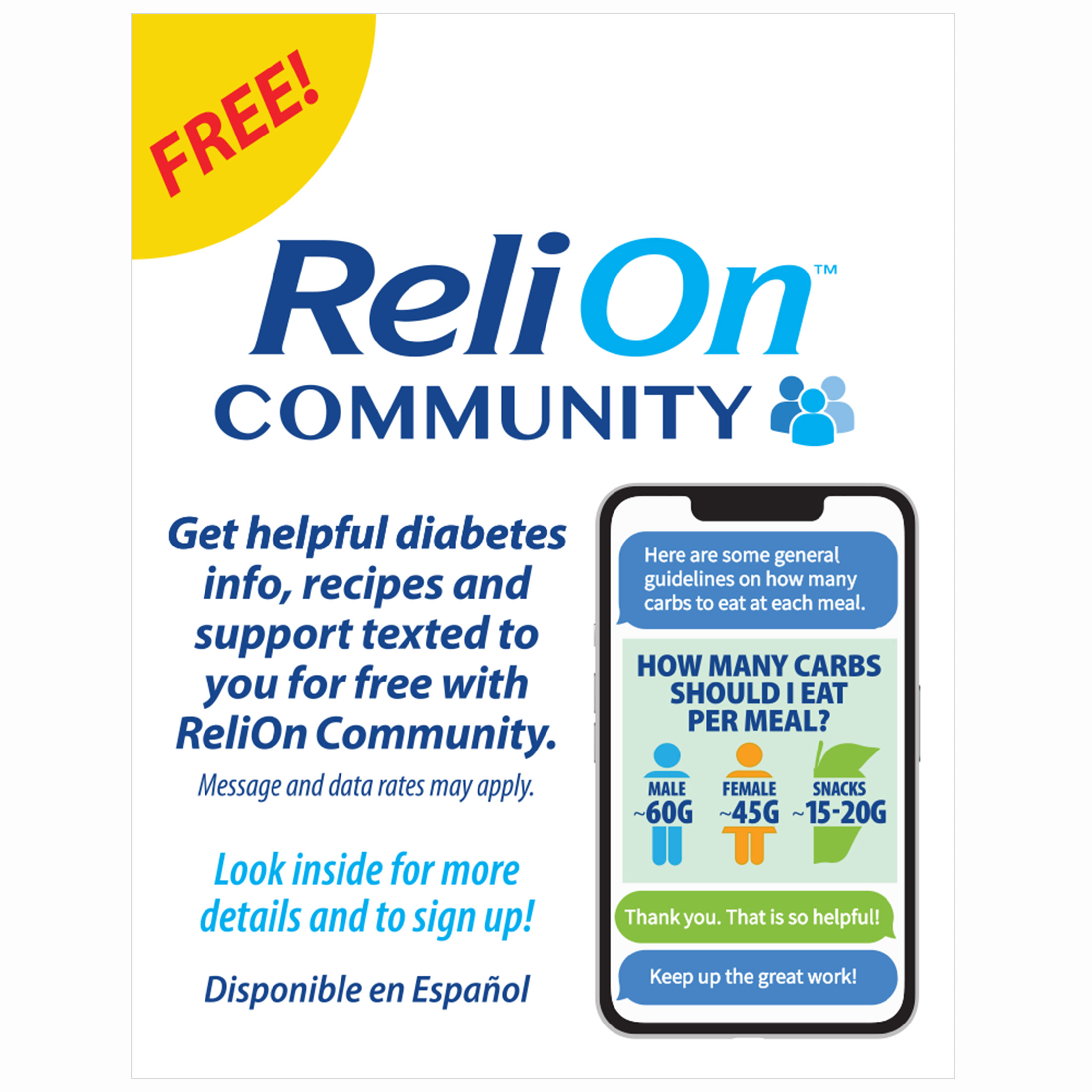 ReliOn Premier Blood Glucose Test Strips, 100-Count photo 2