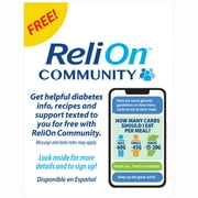 ReliOn Premier Blood Glucose Test Strips, 100 Count – Diabetes Blood Sugar Test Strips, No Coding, for ReliOn Premier Meters