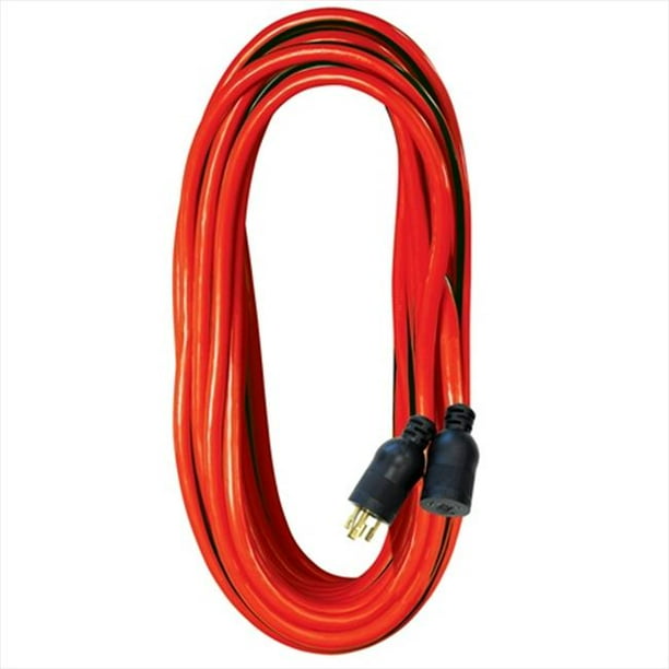 Voltec 0500130 100 ft. SJTW Red Locking Extension Cord, Case Of 2