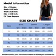 thumbnail image 2 of WTOBBY Women's V-Neck Raglan Sleeve Colorblock Blouse with 3/4 Sleeve, Casual Button Detail Top for Fall Season, Comfortable Fashion Apparel,Dark Blue 2XL, 2 of 4