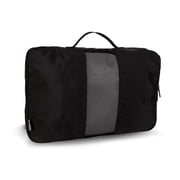 btL 4 Piece Nylon Mesh Front Expandable Zippered Compression Packing Cubes, Black