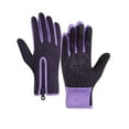 thumbnail image 6 of Neoyler Winter Ultimate Waterproof Thermal Gloves Windproof Touchscreen Non Slip Palm with Fleece Lining and Zipper Cuff for Commuting Cycling Hiking Work for Men Black 8.3in, 6 of 7