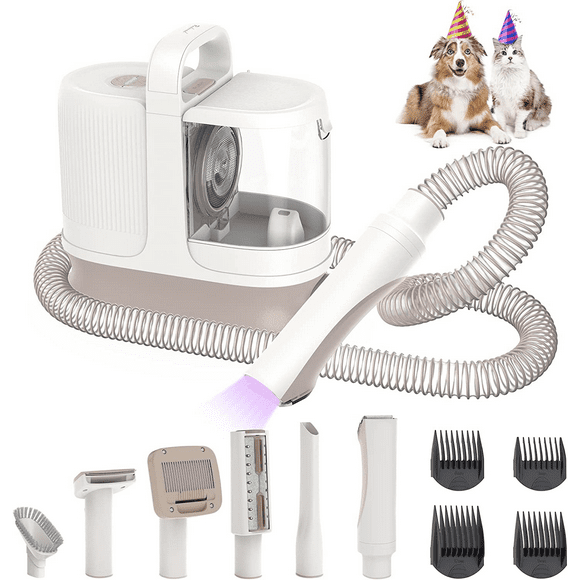 Redroad Aspirateur de Toilettage pour Animaux de Compagnie