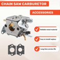 thumbnail image 5 of Carburetor for Partner 350 351 352 370 371 390 391 401 420 for McCulloch Mac Cat 335 435 436 440 Cha, 5 of 5