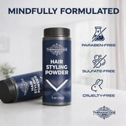 THEMANCODE Hair Styling Powder for Men & Son, Volumizing & Texturizing Powder, Long-Lasting Invisible Hold, Non-Sticky, Best for Short to Medium Hair, Father’s Day Gift for Him, Dad & Son, 1 oz