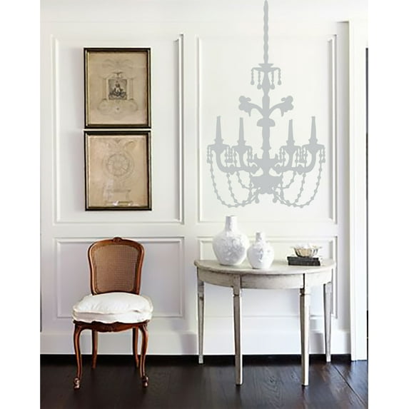 Baroque Chandelier Wall Art Decal