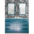 thumbnail image 2 of NextWall Ebony & Pearl Palm Jungle Peel and Stick Wallpaper, 2 of 6