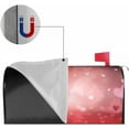 thumbnail image 3 of Valentine''s Day Mailbox Cover Red and Pink Love Heart Mailbox Covers Magnetic Standard Size 18" X 21" Happy Valentines Mailbox Wraps Post Letter Box Cover Decor for Outside Garden Yard Home, 3 of 6