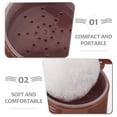 thumbnail image 3 of Raindrops Travel Friendly Coffee Powder Puff Holder for Loose and Body Powder Storage, 3 of 8