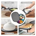 thumbnail image 6 of Lsque Pikmin Pattern Oven Mitts and Pot Holders, Kitchen Oven Glove High Heat Resistant 500 Degree with Non-Slip Silicone Surface-2PCS, 6 of 7