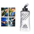 thumbnail image 4 of 2x 250 Ml-500ml TPU Botellas de Agua Plegables Suaves de Seguridad Plegable para La Hidratación Paquete- para Senderismo DYNWAVEMX Botella para beber de matraz suave, 4 of 8